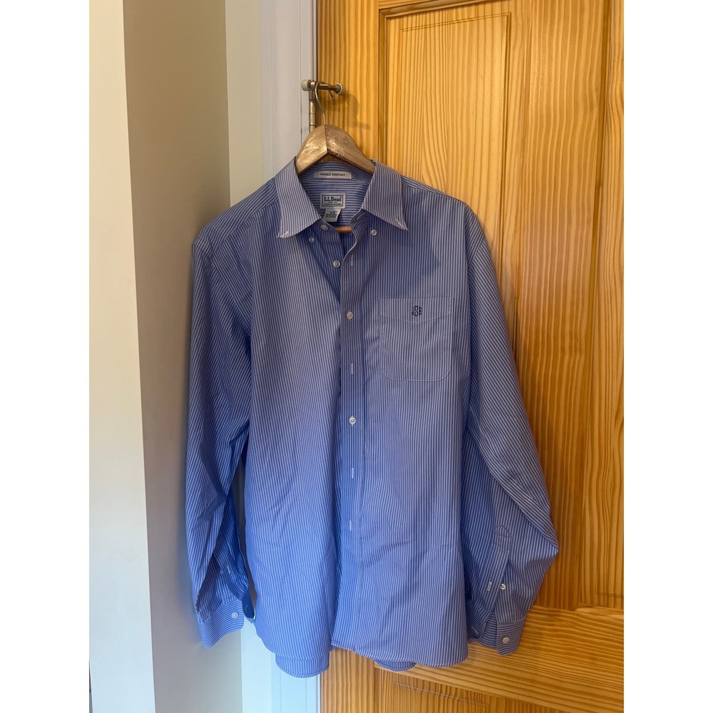 LL Bean wrinkle resistant button up dress shirt